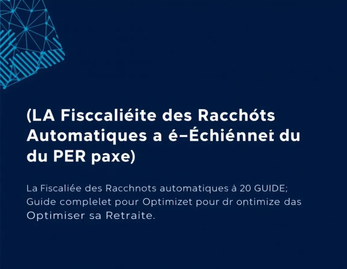 La Fiscalité des Rachats Automatiques à Échéance du PER : Guide Complet pour Optimiser sa Retraite